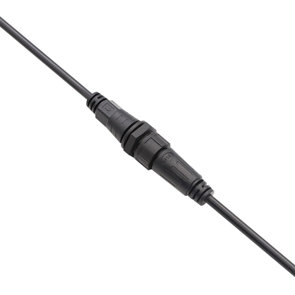M16 4 Konnettur li ma jgħaddix ilma minn Pin Threaded IP67